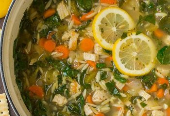 Lemon chicken and basmati rice soup Lemon chicken and basmati rice soup