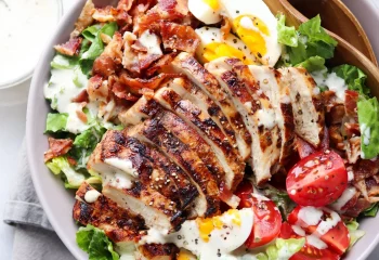 Chicken bacon ranch salad