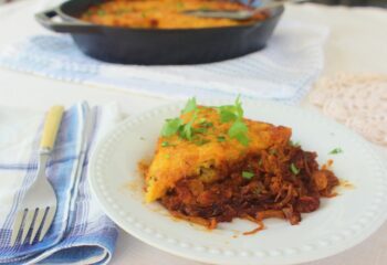 BBQ Chicken tamale pie
