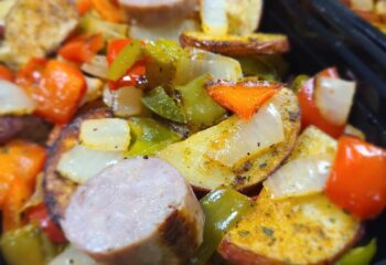 Sausage and veggie hash (Or chicken)