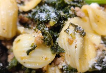 Sausage orecchiette pasta