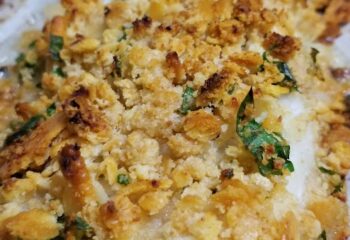 Lemon and dill breaded haddock