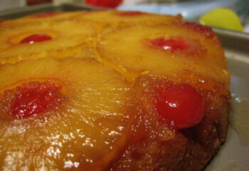 Pineapple upside down cake