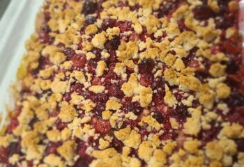 Cranberry Cookie Pie