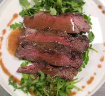 Beef Tenderloin with Port Wine Sauce