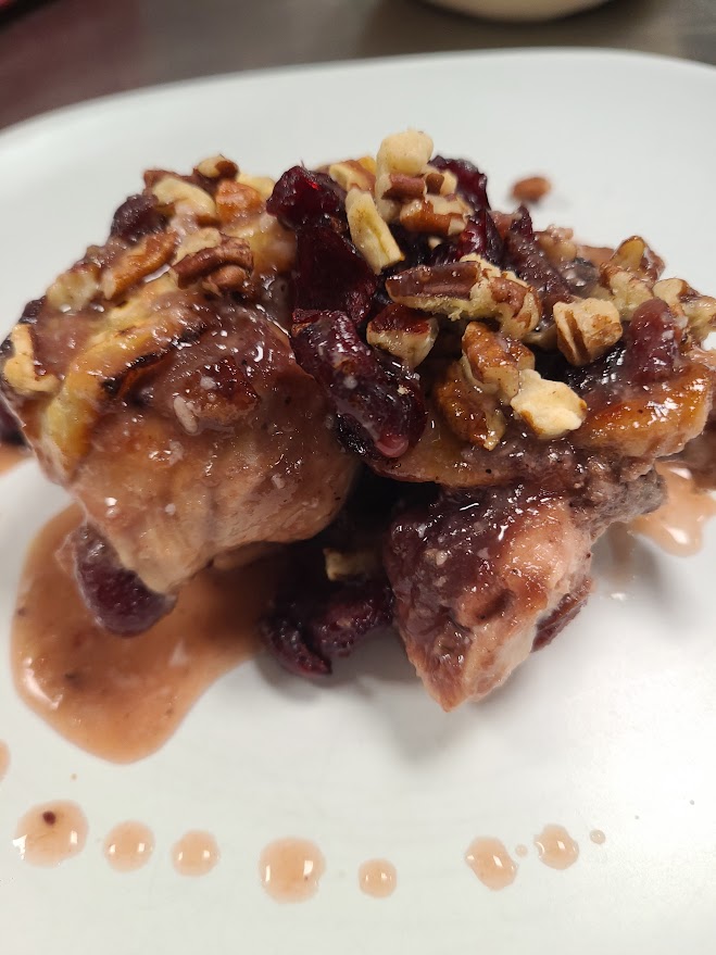 Cranberry brie chicken