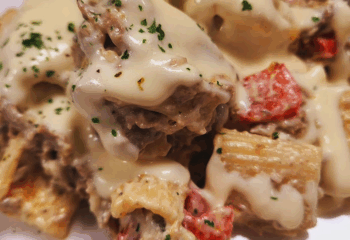 Cheese steak pasta