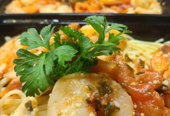 Tuscan shrimp scampi