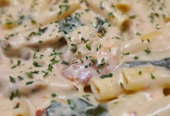 Creamy Italian sausage pasta
