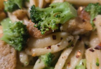 Cavatelli and broccoli