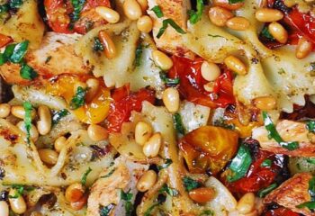 Chicken pesto pasta